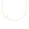 Gold Disc Station Necklace